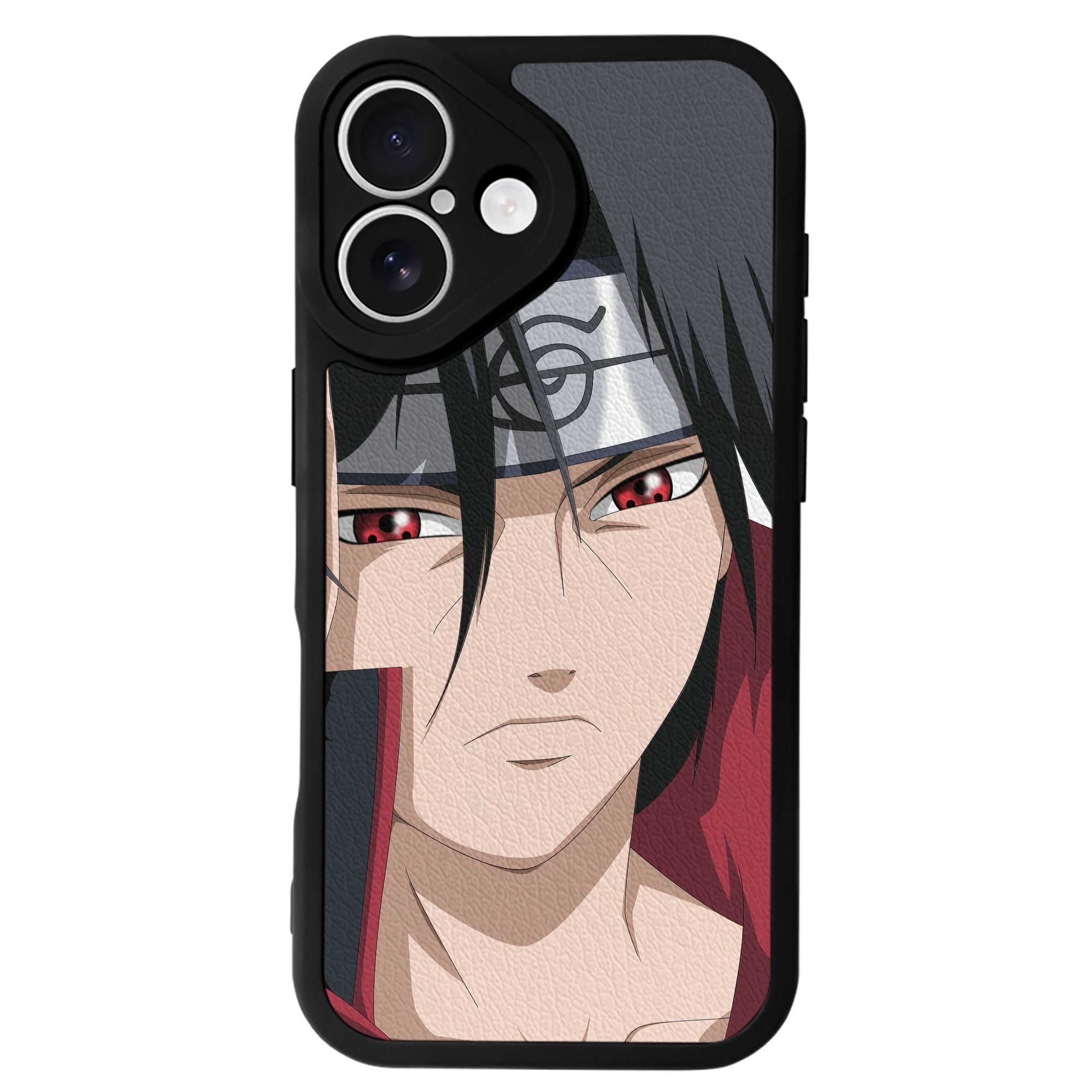 （画像用） NARUTO -ナルト- NARUTO -ナルト- 疾風伝 【iPhone 16シリーズ対応】シリコンスマホケース（レザー調） 材質：シリコン